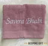 PERSONALISED EMBROIDERED HAND TOWEL