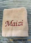PERSONALISED EMBROIDERED HAND TOWEL
