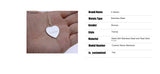 PERSONALISED ARABIC HEART NECKLACE