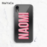 PERSONALISED CLEAR PHONE CASE FOR IPHONES