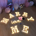 16CM LED LETTER NIGHT LIGHT