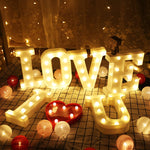 16CM LED LETTER NIGHT LIGHT
