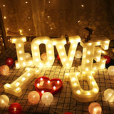 16CM LED LETTER NIGHT LIGHT