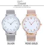 WOMEN'S ROSE GOLD/SILVER ARABIC QUARTZ WRISTWATCH