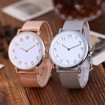 WOMEN'S ROSE GOLD/SILVER ARABIC QUARTZ WRISTWATCH