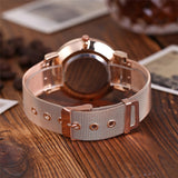 WOMEN'S ROSE GOLD/SILVER ARABIC QUARTZ WRISTWATCH