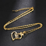 WOMEN'S ICED ARABIC NECKLACE