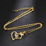 WOMEN'S ICED ARABIC NECKLACE