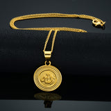GOLD PLATED ISLAMIC NECKLACE