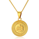 GOLD PLATED ISLAMIC NECKLACE