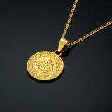 GOLD PLATED ISLAMIC NECKLACE