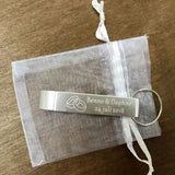 50 PCS PERSONALISED ENGRAVED BOTTLE OPENER KEYCHAIN