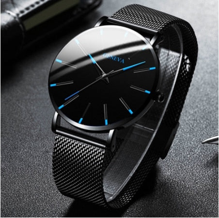 MEN'S QUARTZ WATCH STAINLESS STEEL