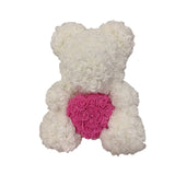 BESPOKE LUXURY ROSE TEDDY BEAR WITH GIFT BOX 40CM