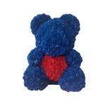 BESPOKE LUXURY ROSE TEDDY BEAR WITH GIFT BOX 40CM