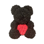 BESPOKE LUXURY ROSE TEDDY BEAR WITH GIFT BOX 40CM
