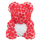 BESPOKE LUXURY ROSE TEDDY BEAR WITH GIFT BOX 40CM