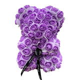 BESPOKE LUXURY ROSE TEDDY BEAR WITH GIFT BOX 40CM
