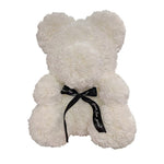 BESPOKE LUXURY ROSE TEDDY BEAR WITH GIFT BOX 40CM