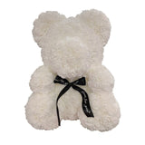 BESPOKE LUXURY ROSE TEDDY BEAR WITH GIFT BOX 40CM