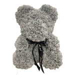 BESPOKE LUXURY ROSE TEDDY BEAR WITH GIFT BOX 40CM