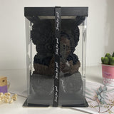 BESPOKE LUXURY ROSE TEDDY BEAR WITH GIFT BOX 25CM