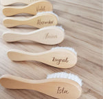 PERSONALISED ENGRAVED HAIR BRUSH FOR ADULTS & BABIES