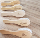 PERSONALISED ENGRAVED HAIR BRUSH FOR ADULTS & BABIES