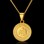 GOLD PLATED ISLAMIC NECKLACE