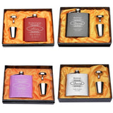 PERSONALISED & ENGRAVED 6OZ HIP FLASK