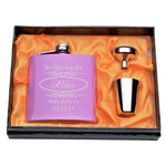 PERSONALISED & ENGRAVED 6OZ HIP FLASK